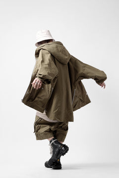 画像をギャラリービューアに読み込む, A.F ARTEFACT OVER SIZED HOODIE BLOUSON (BEIGE)