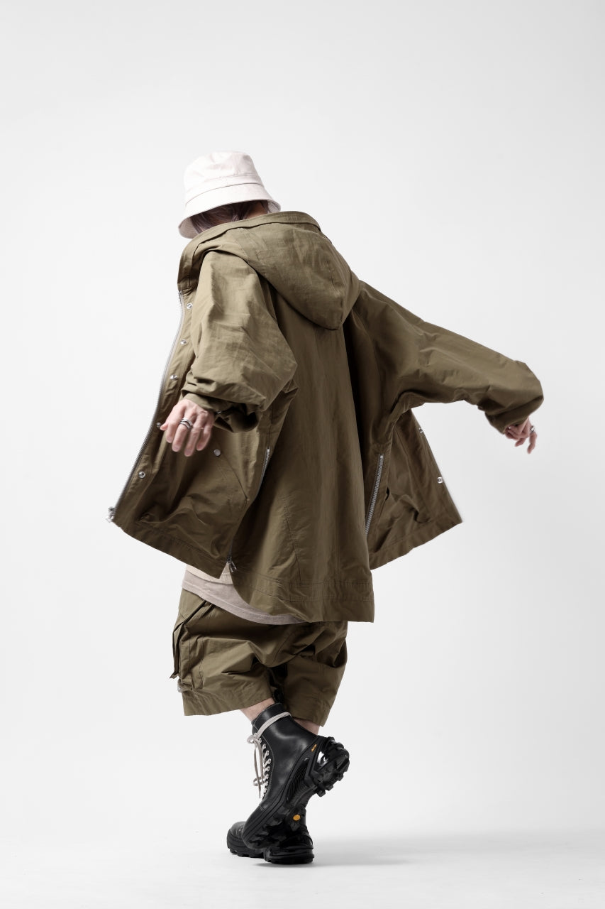 画像をギャラリービューアに読み込む, A.F ARTEFACT OVER SIZED HOODIE BLOUSON (BEIGE)