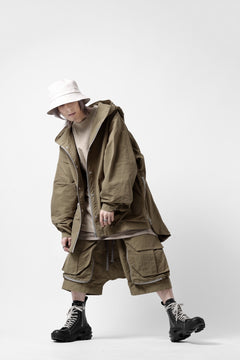 画像をギャラリービューアに読み込む, A.F ARTEFACT OVER SIZED HOODIE BLOUSON (BEIGE)