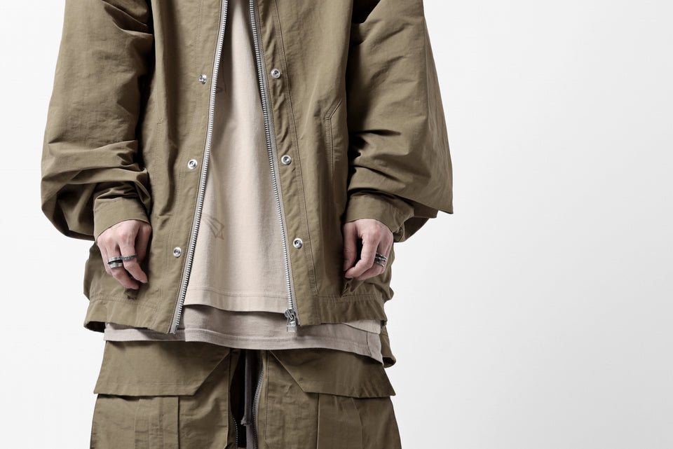 画像をギャラリービューアに読み込む, A.F ARTEFACT OVER SIZED HOODIE BLOUSON (BEIGE)