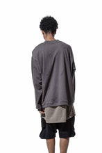 画像をギャラリービューアに読み込む, A.F ARTEFACT PYRA PATTERN PRINT CREW NECK TOPS (GREY)