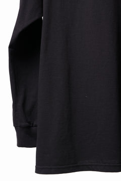画像をギャラリービューアに読み込む, A.F ARTEFACT THICK-COLLAR BASIC L/S T-SHIRT / TYPE B PRINT (BLACK)