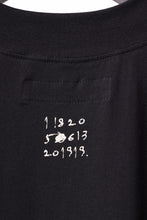 画像をギャラリービューアに読み込む, A.F ARTEFACT THICK-COLLAR BASIC L/S T-SHIRT / TYPE A PRINT (BLACK)