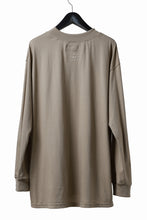 画像をギャラリービューアに読み込む, A.F ARTEFACT THICK-COLLAR BASIC L/S T-SHIRT / TYPE A PRINT (BEIGE)
