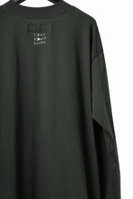 画像をギャラリービューアに読み込む, A.F ARTEFACT THICK-COLLAR BASIC L/S T-SHIRT / TYPE A PRINT (KHAKI)