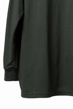 画像をギャラリービューアに読み込む, A.F ARTEFACT THICK-COLLAR BASIC L/S T-SHIRT / TYPE A PRINT (KHAKI)