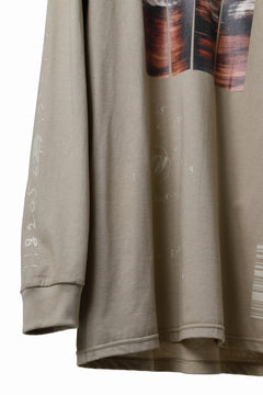画像をギャラリービューアに読み込む, A.F ARTEFACT THICK-COLLAR BASIC L/S T-SHIRT / TYPE A PRINT (BEIGE)