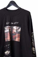 画像をギャラリービューアに読み込む, A.F ARTEFACT THICK-COLLAR BASIC L/S T-SHIRT / TYPE A PRINT (BLACK)