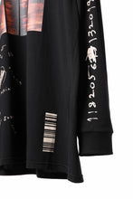 画像をギャラリービューアに読み込む, A.F ARTEFACT THICK-COLLAR BASIC L/S T-SHIRT / TYPE A PRINT (BLACK)