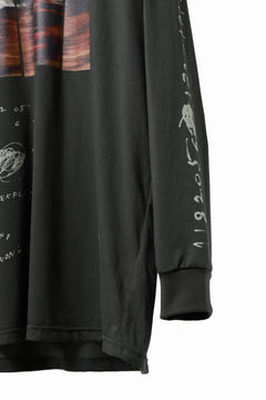 画像をギャラリービューアに読み込む, A.F ARTEFACT THICK-COLLAR BASIC L/S T-SHIRT / TYPE A PRINT (KHAKI)