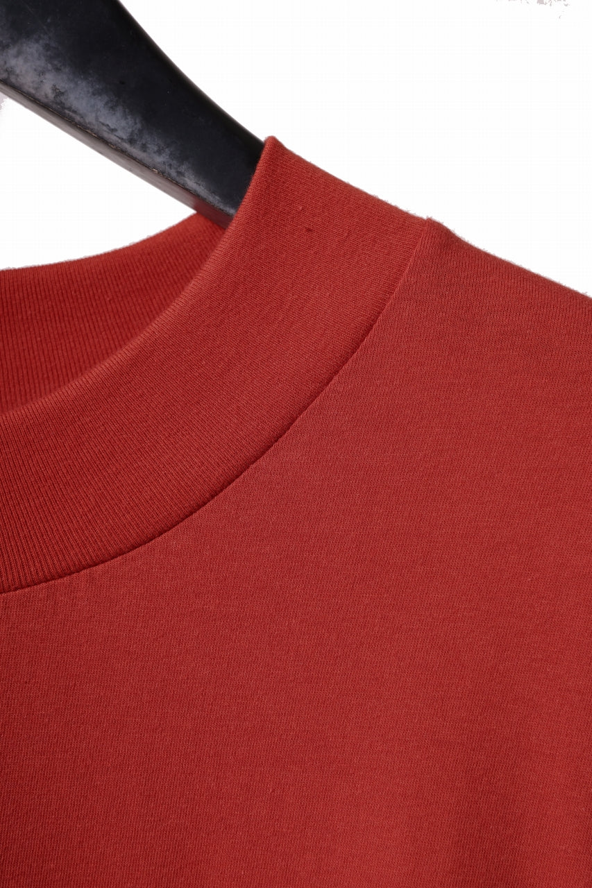 画像をギャラリービューアに読み込む, A.F ARTEFACT THICK-COLLAR BASIC L/S T-SHIRT / TYPE B PRINT (ORANGE)