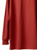 画像をギャラリービューアに読み込む, A.F ARTEFACT THICK-COLLAR BASIC L/S T-SHIRT / TYPE B PRINT (ORANGE)