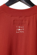 画像をギャラリービューアに読み込む, A.F ARTEFACT THICK-COLLAR BASIC L/S T-SHIRT / TYPE B PRINT (ORANGE)
