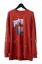 画像をギャラリービューアに読み込む, A.F ARTEFACT THICK-COLLAR BASIC L/S T-SHIRT / TYPE B PRINT (ORANGE)