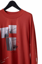 画像をギャラリービューアに読み込む, A.F ARTEFACT THICK-COLLAR BASIC L/S T-SHIRT / TYPE B PRINT (ORANGE)