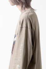 画像をギャラリービューアに読み込む, A.F ARTEFACT THICK-COLLAR BASIC L/S T-SHIRT / TYPE A PRINT (BEIGE)