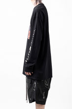画像をギャラリービューアに読み込む, A.F ARTEFACT THICK-COLLAR BASIC L/S T-SHIRT / TYPE A PRINT (BLACK)