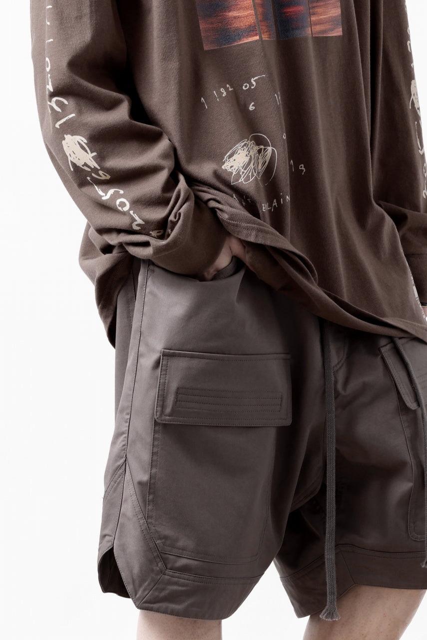 画像をギャラリービューアに読み込む, A.F ARTEFACT THICK-COLLAR BASIC L/S T-SHIRT / TYPE A PRINT (BROWN)