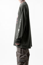 画像をギャラリービューアに読み込む, A.F ARTEFACT THICK-COLLAR BASIC L/S T-SHIRT / TYPE A PRINT (KHAKI)