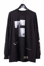 画像をギャラリービューアに読み込む, A.F ARTEFACT THICK-COLLAR BASIC L/S T-SHIRT / TYPE B PRINT (BLACK)