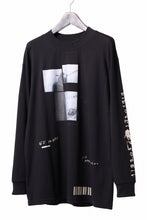 画像をギャラリービューアに読み込む, A.F ARTEFACT THICK-COLLAR BASIC L/S T-SHIRT / TYPE B PRINT (BLACK)