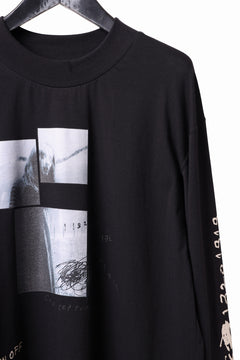 画像をギャラリービューアに読み込む, A.F ARTEFACT THICK-COLLAR BASIC L/S T-SHIRT / TYPE B PRINT (BLACK)