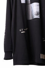 画像をギャラリービューアに読み込む, A.F ARTEFACT THICK-COLLAR BASIC L/S T-SHIRT / TYPE B PRINT (BLACK)