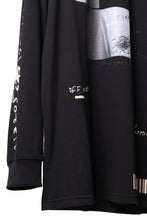 画像をギャラリービューアに読み込む, A.F ARTEFACT THICK-COLLAR BASIC L/S T-SHIRT / TYPE B PRINT (BLACK)