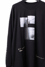 画像をギャラリービューアに読み込む, A.F ARTEFACT THICK-COLLAR BASIC L/S T-SHIRT / TYPE B PRINT (BLACK)