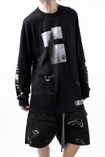 画像をギャラリービューアに読み込む, A.F ARTEFACT THICK-COLLAR BASIC L/S T-SHIRT / TYPE B PRINT (BLACK)