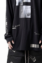 画像をギャラリービューアに読み込む, A.F ARTEFACT THICK-COLLAR BASIC L/S T-SHIRT / TYPE B PRINT (BLACK)