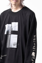 画像をギャラリービューアに読み込む, A.F ARTEFACT THICK-COLLAR BASIC L/S T-SHIRT / TYPE B PRINT (BLACK)
