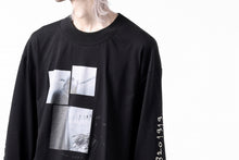 画像をギャラリービューアに読み込む, A.F ARTEFACT THICK-COLLAR BASIC L/S T-SHIRT / TYPE B PRINT (BLACK)