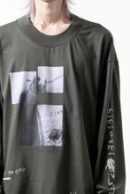 画像をギャラリービューアに読み込む, A.F ARTEFACT THICK-COLLAR BASIC L/S T-SHIRT / TYPE B PRINT (KHAKI)