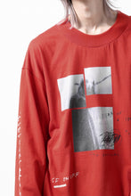 画像をギャラリービューアに読み込む, A.F ARTEFACT THICK-COLLAR BASIC L/S T-SHIRT / TYPE B PRINT (ORANGE)