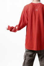 画像をギャラリービューアに読み込む, A.F ARTEFACT THICK-COLLAR BASIC L/S T-SHIRT / TYPE B PRINT (ORANGE)