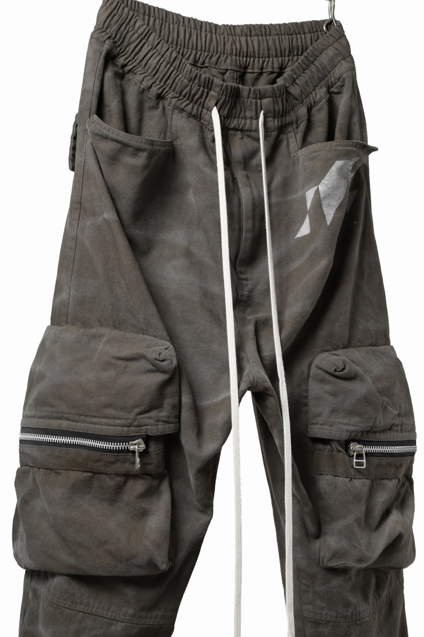 画像をギャラリービューアに読み込む, A.F ARTEFACT RUGGED CARGO PANTS / VINTAGE DYED (KHAKI)