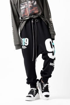 画像をギャラリービューアに読み込む, A.F ARTEFACT 919 SARROUEL EASY PANTS / MEDIUM SWEAT (BLACK x MINT)