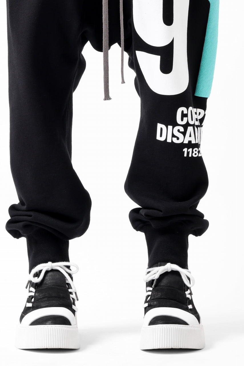 画像をギャラリービューアに読み込む, A.F ARTEFACT 919 SARROUEL EASY PANTS / MEDIUM SWEAT (BLACK x MINT)