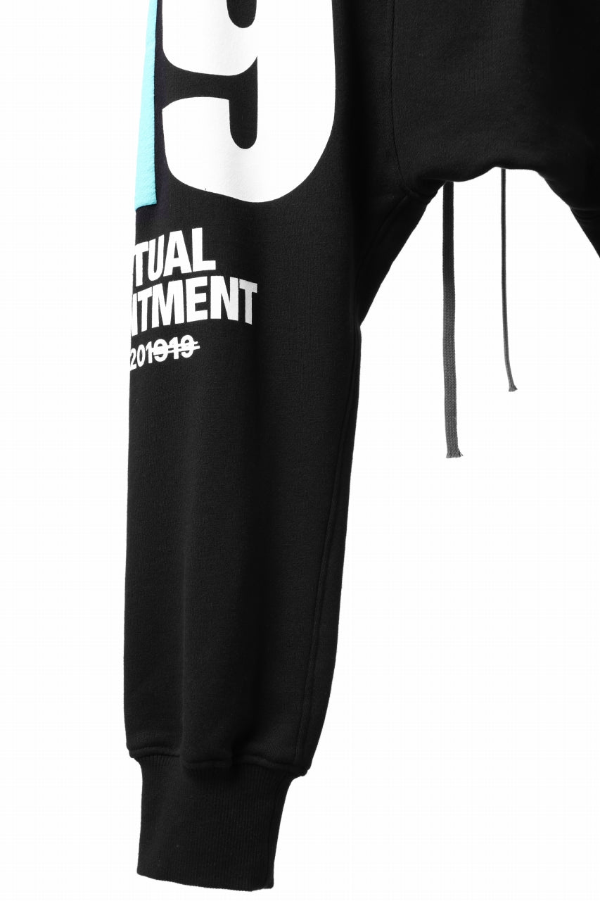 画像をギャラリービューアに読み込む, A.F ARTEFACT 919 SARROUEL EASY PANTS / MEDIUM SWEAT (BLACK x MINT)