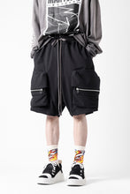 画像をギャラリービューアに読み込む, A.F ARTEFACT RUGGED CARGO SHORTS / STRETCH NYLON (BLACK)