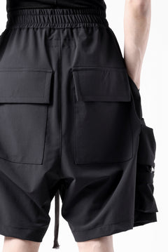 画像をギャラリービューアに読み込む, A.F ARTEFACT RUGGED CARGO SHORTS / STRETCH NYLON (BLACK)