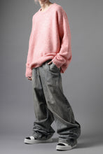 画像をギャラリービューアに読み込む, A.F ARTEFACT OVER SIZED KNIT TOPS / MIX WOOL (PINK)