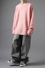 画像をギャラリービューアに読み込む, A.F ARTEFACT OVER SIZED KNIT TOPS / MIX WOOL (PINK)