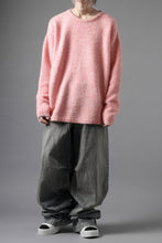 画像をギャラリービューアに読み込む, A.F ARTEFACT OVER SIZED KNIT TOPS / MIX WOOL (PINK)
