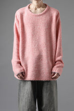 画像をギャラリービューアに読み込む, A.F ARTEFACT OVER SIZED KNIT TOPS / MIX WOOL (PINK)
