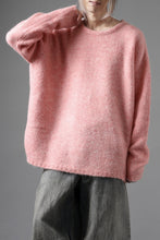 画像をギャラリービューアに読み込む, A.F ARTEFACT OVER SIZED KNIT TOPS / MIX WOOL (PINK)