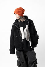 画像をギャラリービューアに読み込む, A.F ARTEFACT GEO PATTERN KNIT TOPS (BLACK x BEIGE)