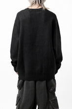 画像をギャラリービューアに読み込む, A.F ARTEFACT GEO PATTERN KNIT TOPS (BLACK x BEIGE)