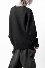 画像をギャラリービューアに読み込む, A.F ARTEFACT GEO PATTERN KNIT TOPS (BLACK x BEIGE)